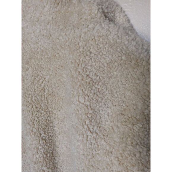 Pendleton Sherpa Outer Full Zip Jacket With Plaid Accents Ladies Size Small - Picture 9 of 10